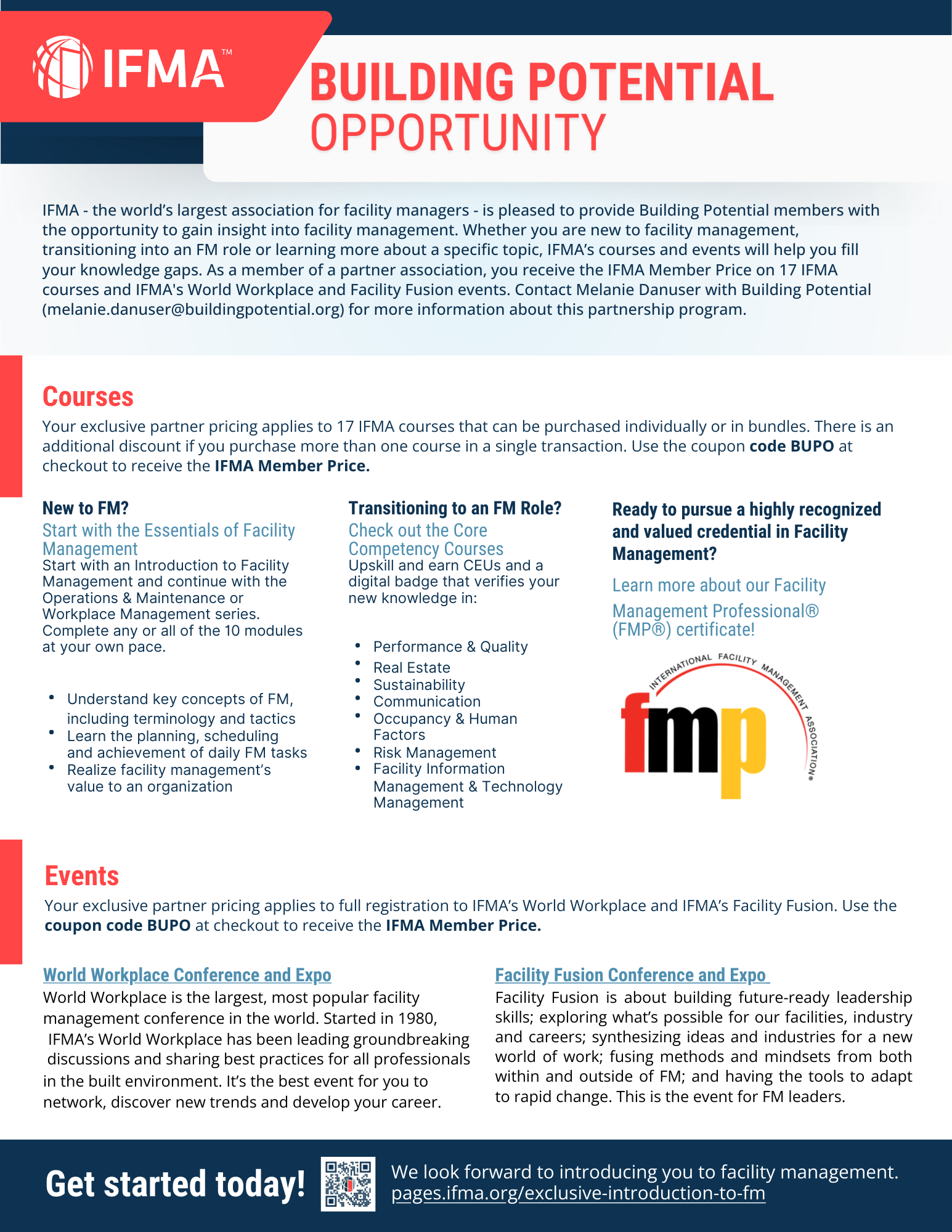 Special Member Pricing for Building Potential at IFMA 2025 Events ...